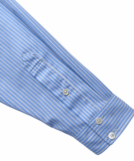 High-Count Cotton Armband-Scarf Shirt NAVY