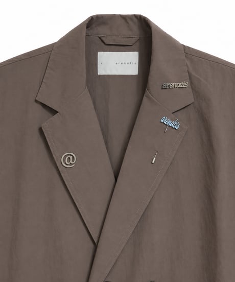 Crinkled Nylon-Cotton Jacket Blouson BEIGE