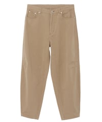 Frost-Fade Painted Barrel Chino Pants BEIGE