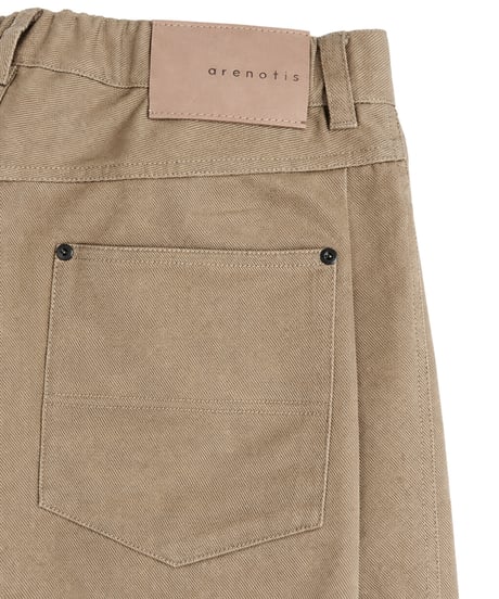 Clear Twill Crescent Wide 5-Pocket Trousers NAVY