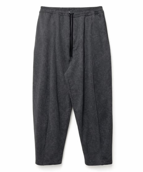 Batik-Dyed Layered Tuck Crescent Sweatpants PINK