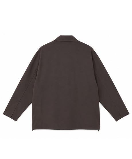 Crinkled Nylon-Cotton Jacket Blouson BEIGE