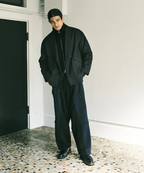 High Twist Wool Twill Semi-double Jacket CAMEL