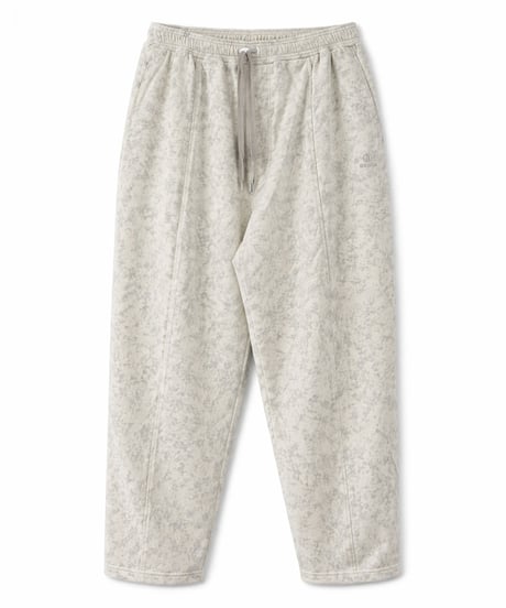 Batik-Dyed Layered Tuck Crescent Sweatpants PINK