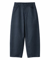 Clear Twill Crescent Wide 5-Pocket Trousers NAVY