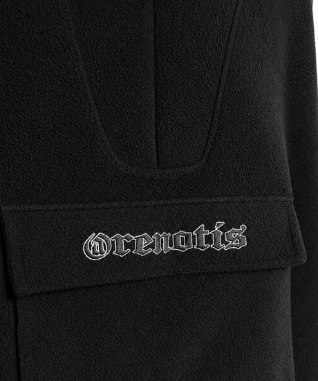 Napped Sweat Anorak Hoodie BROWN