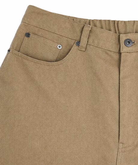 Clear Twill Crescent Wide 5-Pocket Trousers NAVY