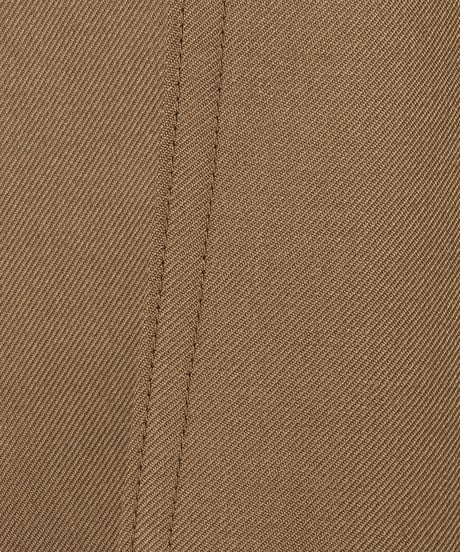High Twist Wool Twill Semi-double Jacket CAMEL