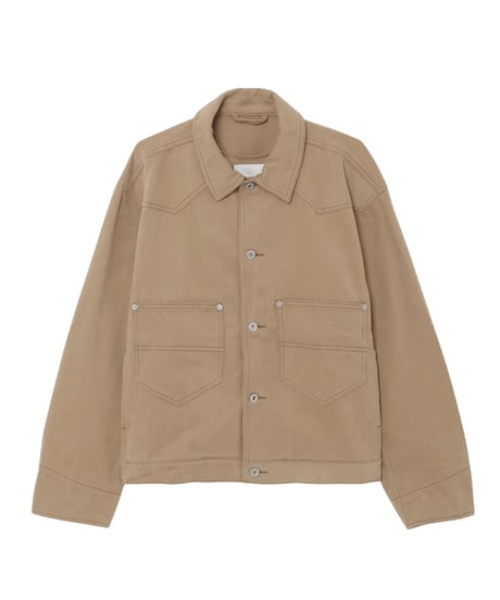 Frost-Faded Chino Ventilation Jacket BLACK
