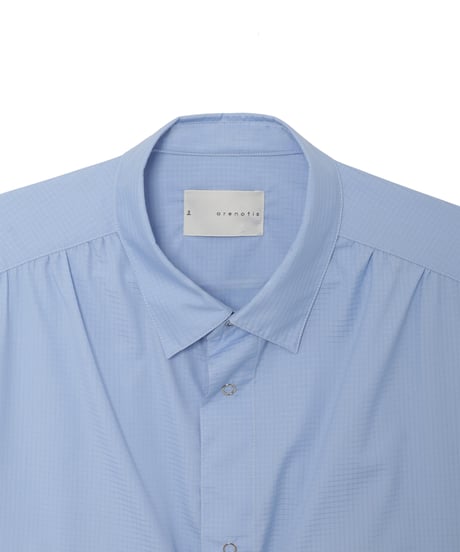 Supima Tech Broadcloth Gathered Shirt NAVY