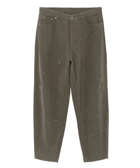 Frost-Fade Painted Barrel Chino Pants IVORY
