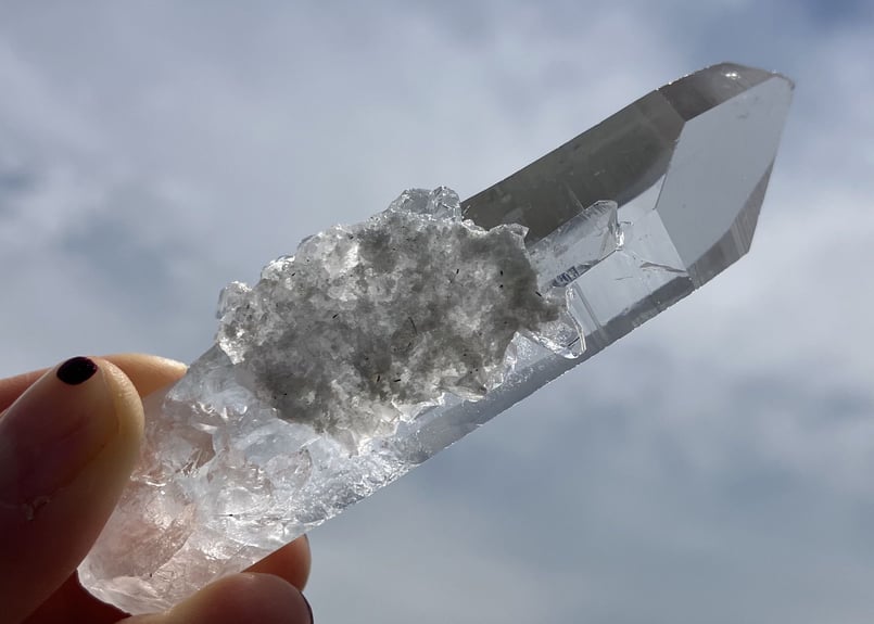 セラデカブラル産　レムリアンシード　ライトニングクォーツ セラデカブラル産レムリアンシードライトニングクォーツ