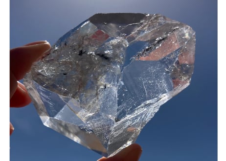 ヒマラヤン水晶　ハーフポリッシュ　A