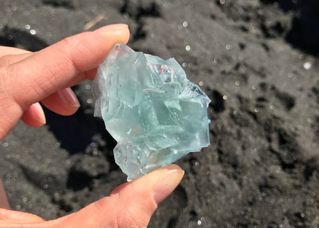 グリーンフローライト　中国 湖南省 ヤオガンシャン産