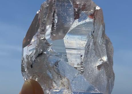 ヒマラヤン水晶　ハーフポリッシュ　A