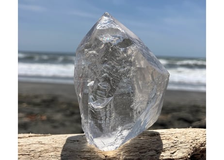 ヒマラヤン水晶　ハーフポリッシュ　B
