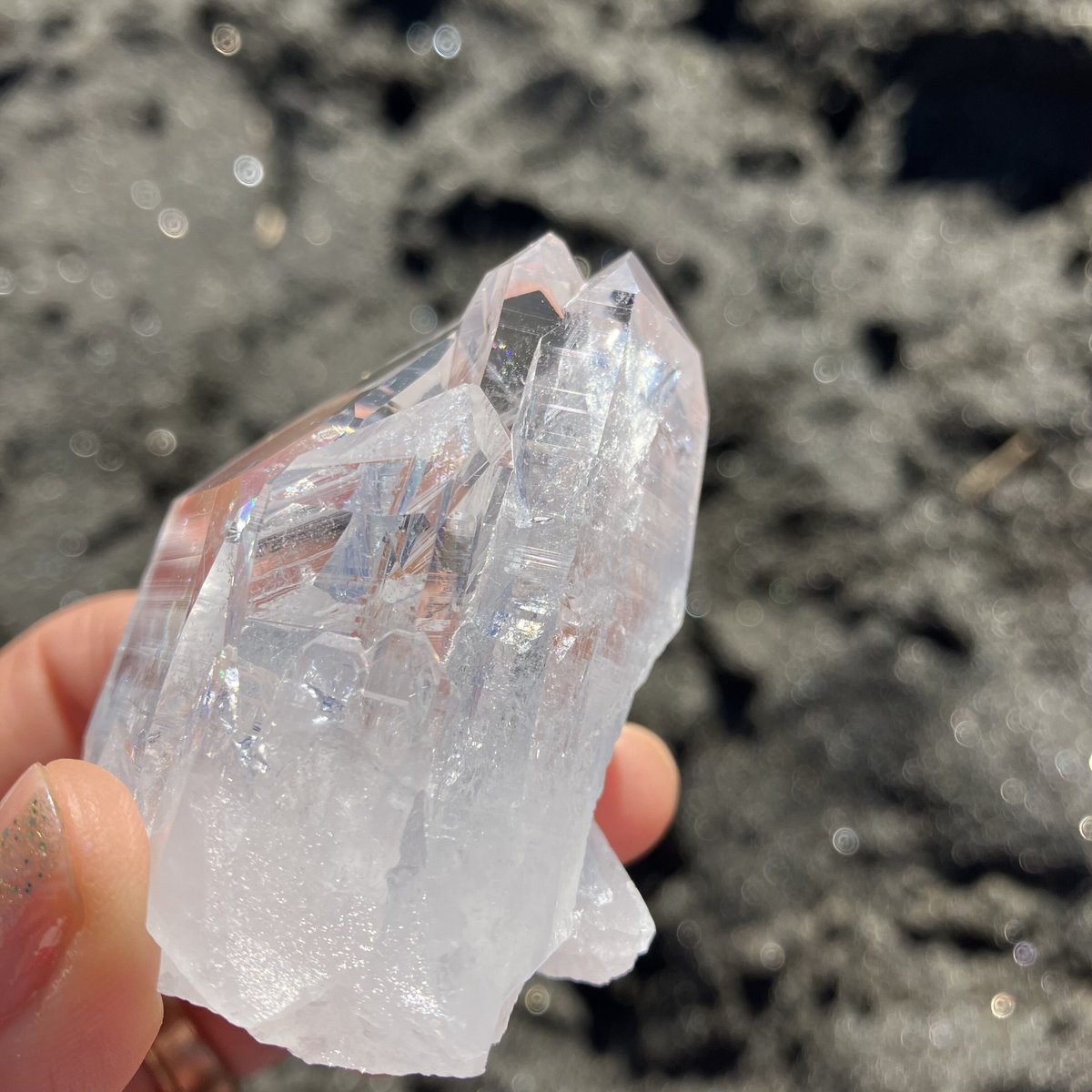 【 レムリアンクォーツ / コロンビア産 】 コロンビアン ピンク レムリアン クォーツ クラスター