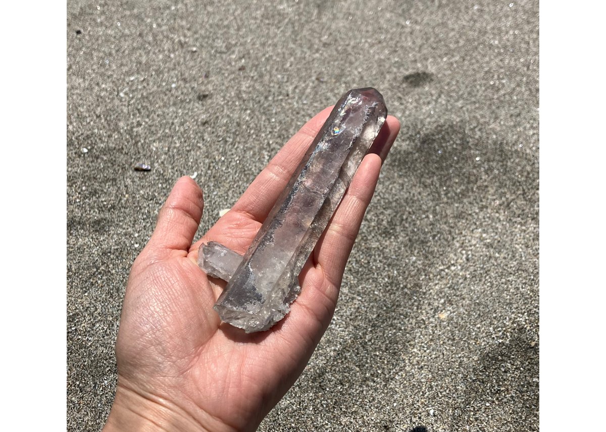 スモーキークォーツ レーザー水晶 ブラジル ディアマンティーナ産