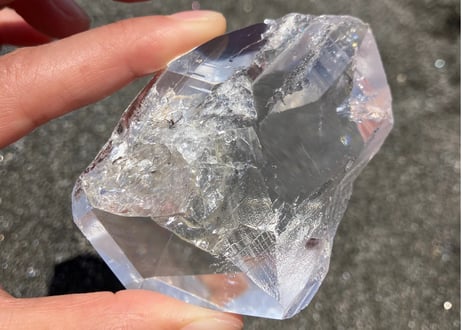 ヒマラヤン水晶　ハーフポリッシュ　A