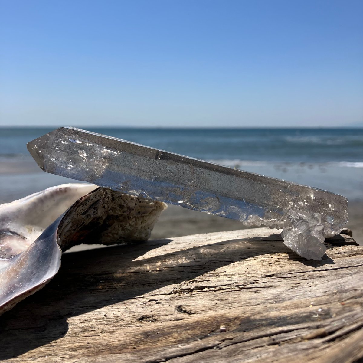 スモーキークォーツ レーザー水晶 ブラジル ディアマンティーナ産