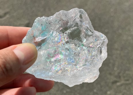 ラフロック クリアクォーツ トマスゴンサガ産　飴ちゃん
