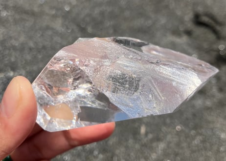 ヒマラヤン水晶　ハーフポリッシュ　A