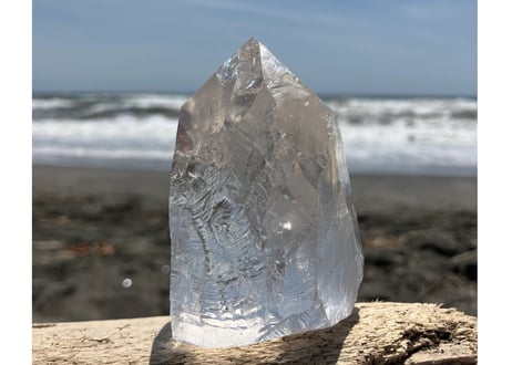 ヒマラヤン水晶　ハーフポリッシュ　B