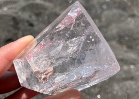 ヒマラヤン水晶　ハーフポリッシュ　B