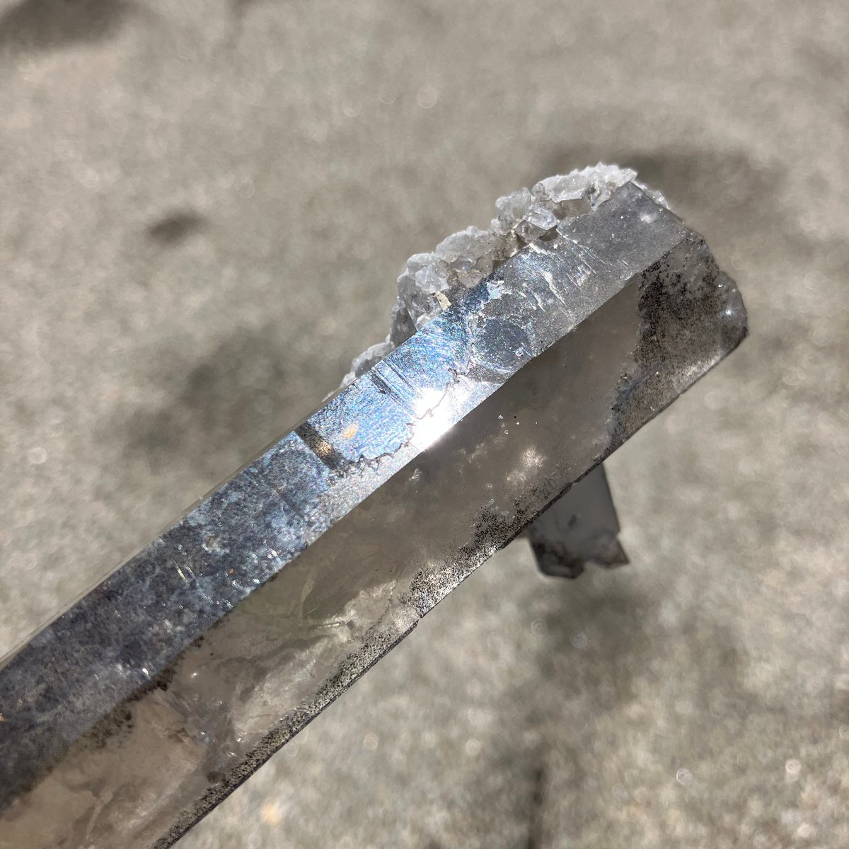 スモーキークォーツ レーザー水晶 ブラジル ディアマンティーナ産