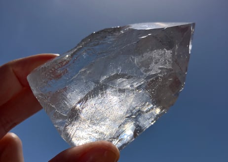 ヒマラヤン水晶　ハーフポリッシュ　B