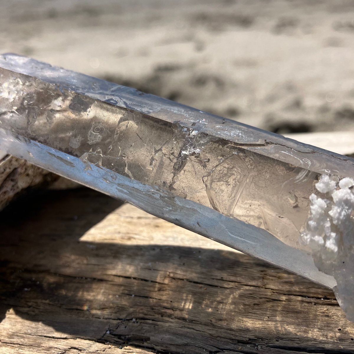 スモーキークォーツ レーザー水晶 ブラジル ディアマンティーナ産