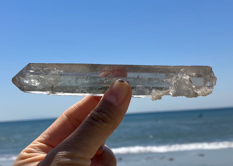 スモーキークォーツ レーザー水晶 ブラジル ディアマンティーナ産