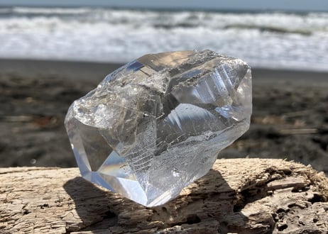ヒマラヤン水晶　ハーフポリッシュ　A