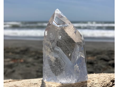 ヒマラヤン水晶　ハーフポリッシュ　B