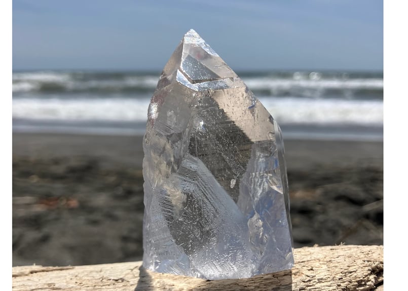 ヒマラヤン水晶 ハーフポリッシュ B | mira Earth