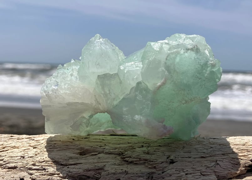 グリーンアポフィライト(20mmx45mm) グリーンアポフィライト インド産 | mira Earth