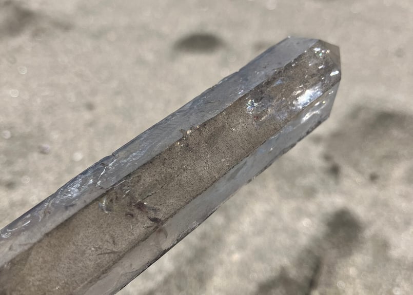 スモーキークォーツ レーザー水晶 ブラジル ディアマンティーナ産