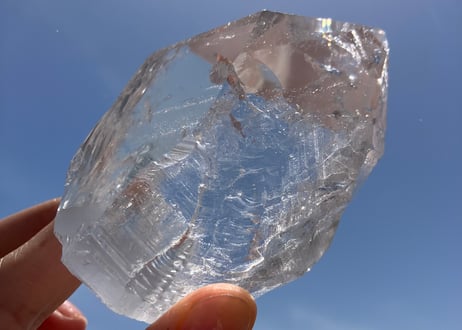 ヒマラヤン水晶　ハーフポリッシュ　B