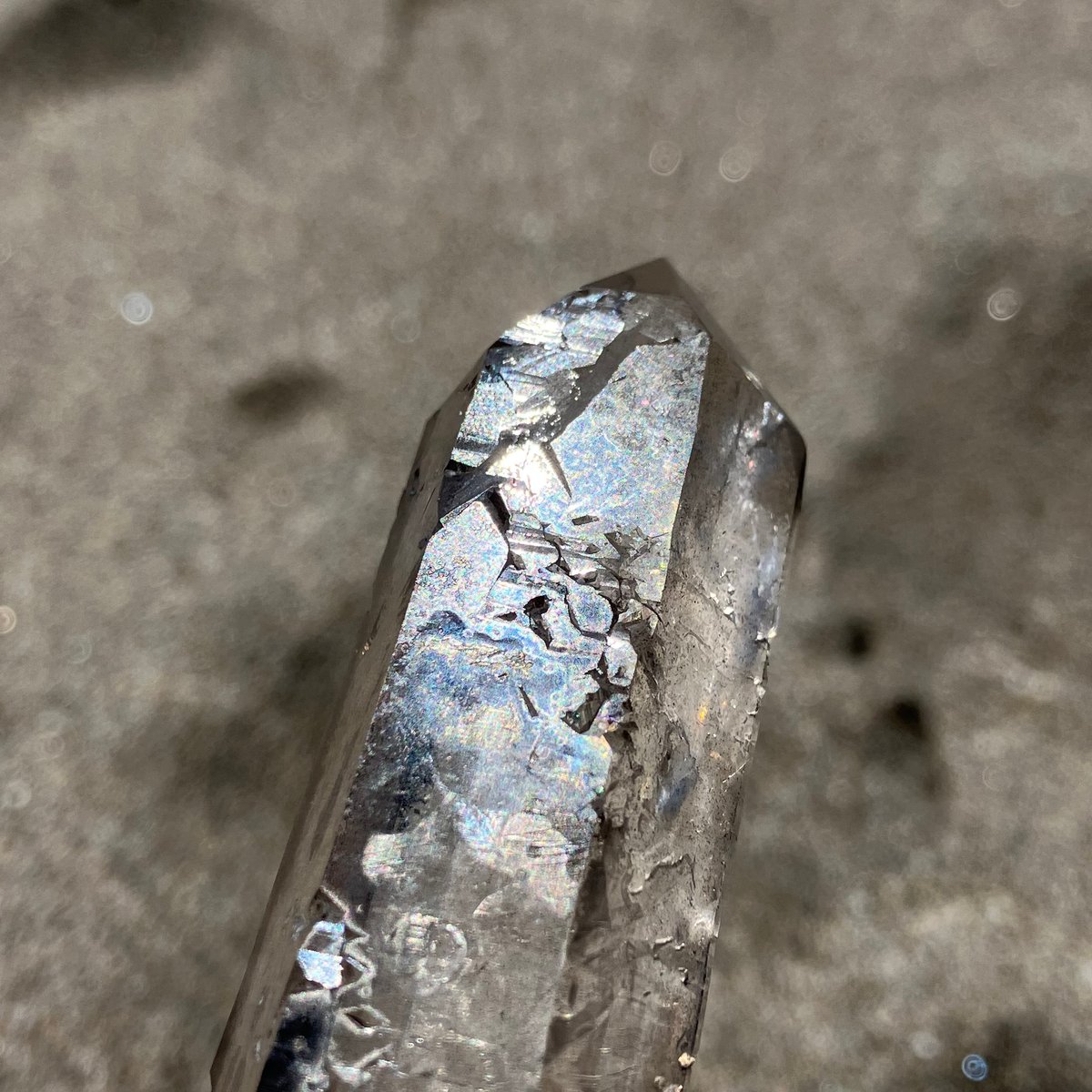 スモーキークォーツ レーザー水晶 ブラジル ディアマンティーナ産