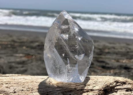 ヒマラヤン水晶　ハーフポリッシュ　B
