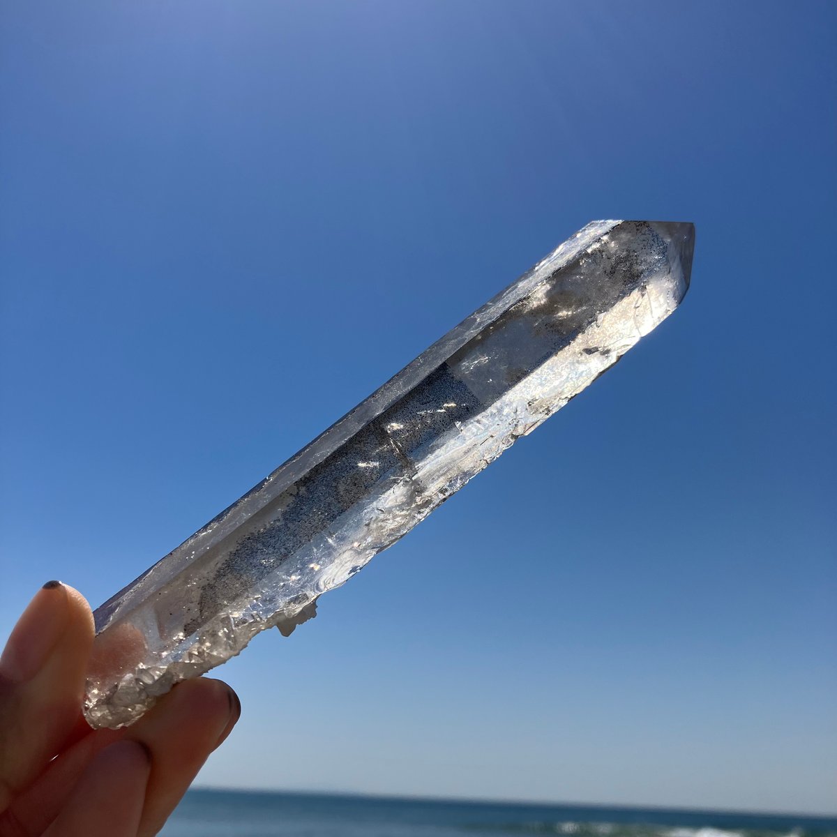 スモーキークォーツ レーザー水晶 ブラジル ディアマンティーナ産