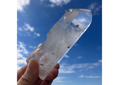 クリアクォーツ　[ろ]  ブラジル ミナスジェライス産