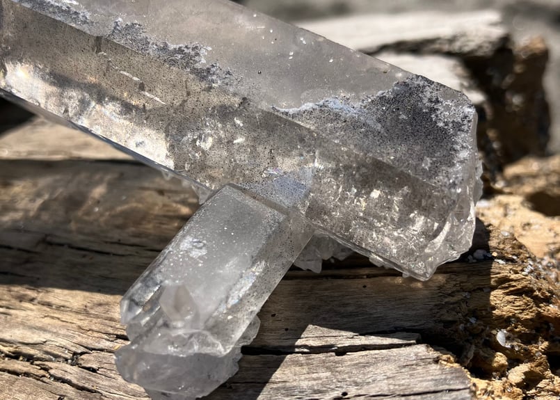 スモーキークォーツ レーザー水晶 ブラジル ディアマンティーナ産