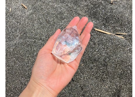 ヒマラヤン水晶　ハーフポリッシュ　B