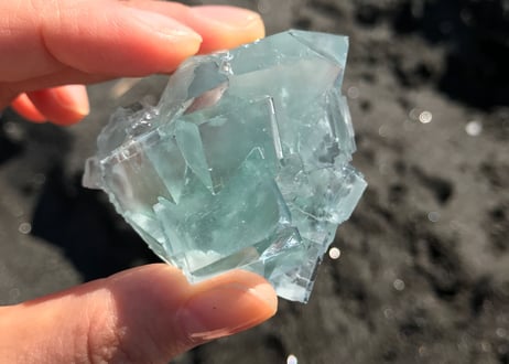 グリーンフローライト　中国 湖南省 ヤオガンシャン産