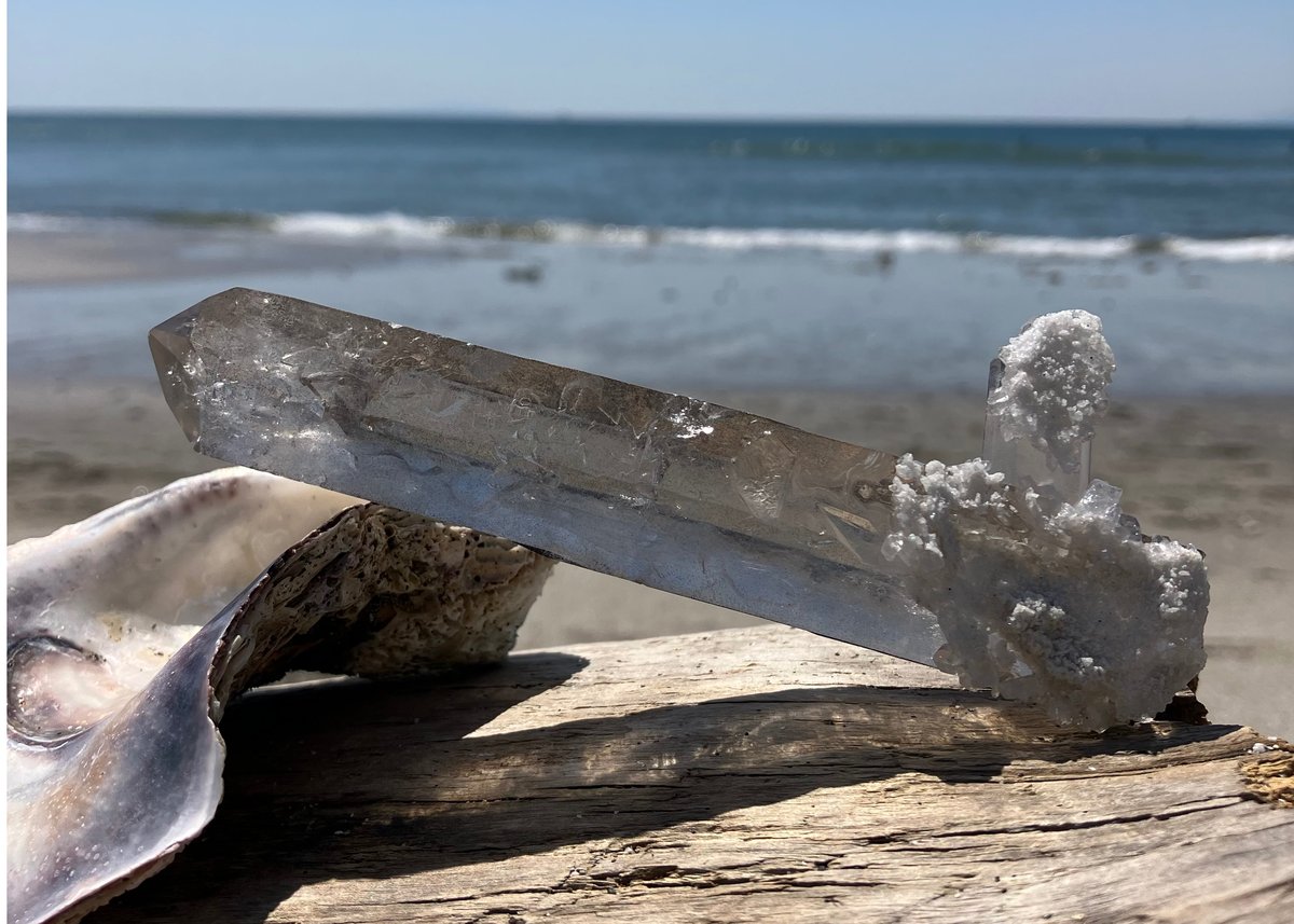 スモーキークォーツ レーザー水晶 ブラジル ディアマンティーナ産