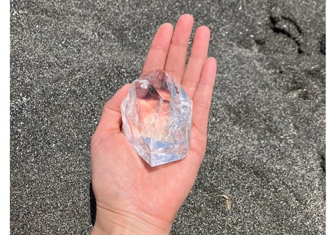 ヒマラヤン水晶　ハーフポリッシュ　A