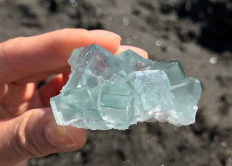 グリーンフローライト　中国 湖南省 ヤオガンシャン産