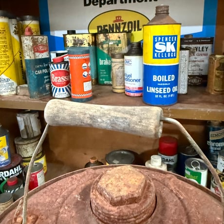 Vintage UNICO Motor Oil オイル缶 20-25