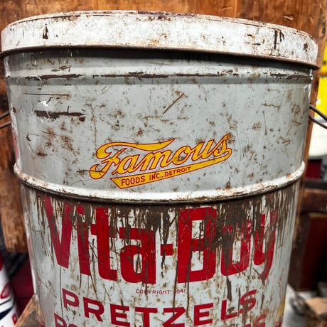 Vintage Vita-Boy Potato Chips Can 19-284